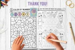 Wedding coloring games