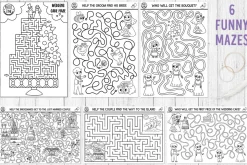 Wedding coloring games