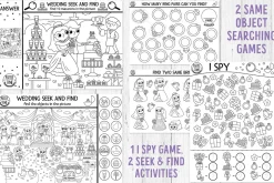 Wedding coloring games