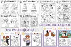 Wedding coloring games
