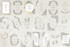 Wedding Invitations set