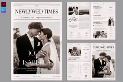 Wedding Newspaper Template