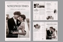 Wedding Newspaper Template