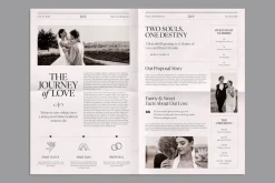 Wedding Newspaper Template