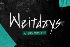 Weitdays - Handwritten Display