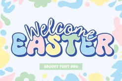 Welcome Easter is a Retro duo font