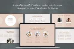Wellness Coach Resource Canva Bundle