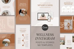 Wellness Coach Resource Canva Bundle
