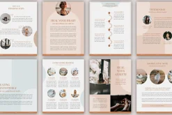 Wellness Coach Resource Canva Bundle