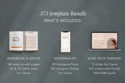 Wellness Coach Resource Canva Bundle
