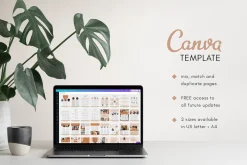 Wellness Coach Resource Canva Bundle