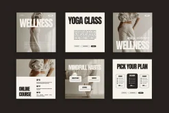 Wellness Instagram Templates Canva