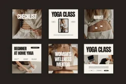 Wellness Instagram Templates Canva