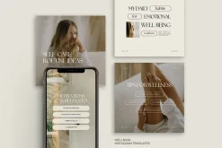 Wellness Instagram Templates Canva