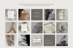 200 Wellness Instagram Templates