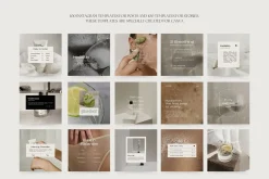 Wellness Minimal Instagram Templates