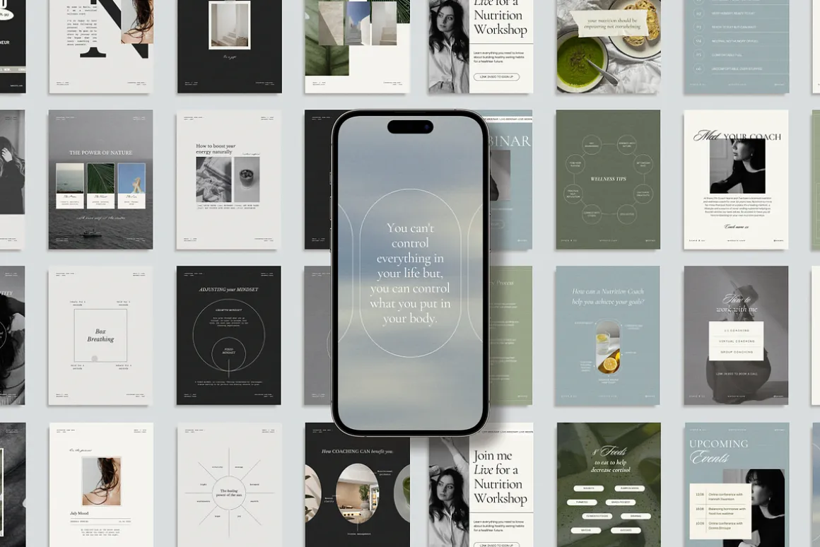 Wellness Social BUNDLE kit|Instagram