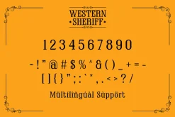 Western Sheriff - Cowboy Font