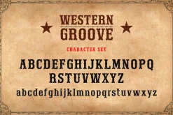 Western Groove - Western Font