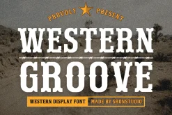 Western Groove - Western Font