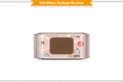 Wet Wipes Package Mockup