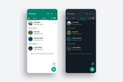 WhatsApp Template PSD Mockup