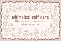 Whimsical self care set. Me time