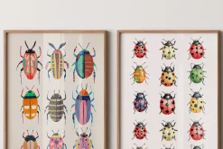Whimsical Bugs Wall Art