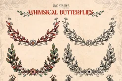 Whimsical Butterflies Boho Aesthetic
