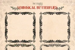 Whimsical Butterflies Boho Aesthetic