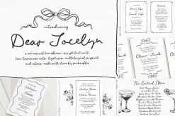 11 Whimsical Handwritten Font Bundle