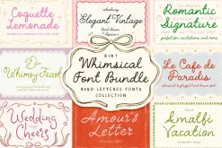 Whimsical Handwritten Font Bundle