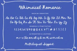 Whimsical Romance Handwritten Font