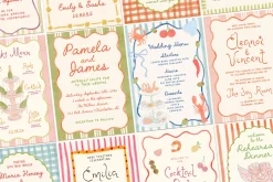Whimsy Hand-drawn Watercolor Wedding