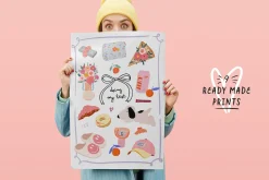 Whimsy Girls. Spring Woman Clipart