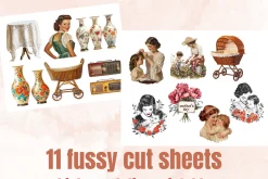 Whimsy Mother's Day Collage Ephemera