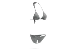 White Beach Women Bikini 3D Model