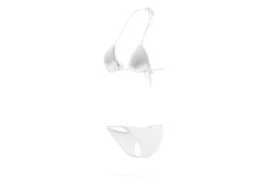 White Beach Women Bikini 3D Model