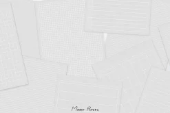 White Lines and Dots Paper