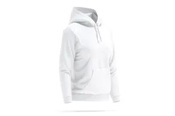 White Sport Women's Hoodie 3D Model