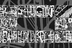 White Spray Paint Overlay Textures