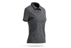 White Women's Polo Shirt 3D Model