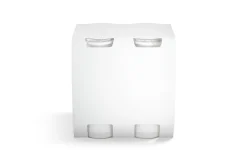 White Yogurt Bottle 4 Pack 3D Model