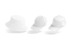 White Caps Set Truckdriver 3D Model