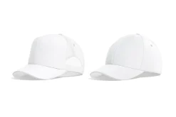 White Caps Set Truckdriver 3D Model
