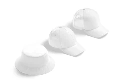 White Caps Set Truckdriver 3D Model