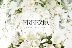 White flowers, Freesia