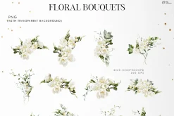White flowers, Freesia