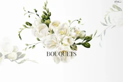 White flowers, Freesia