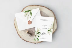 White Lilies Watercolor Set